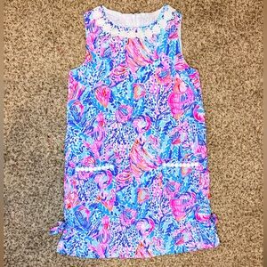 Lilly Pulitzer Kids Dress in Pink and Blue Floral